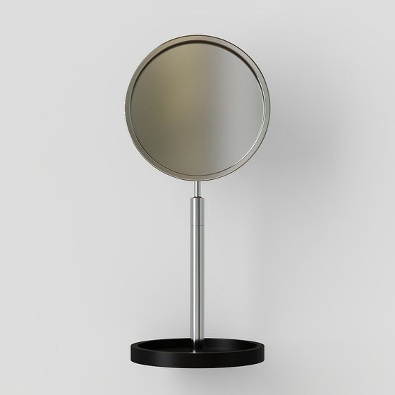 Stylish Makeup Mirror Table Lamp 3D model