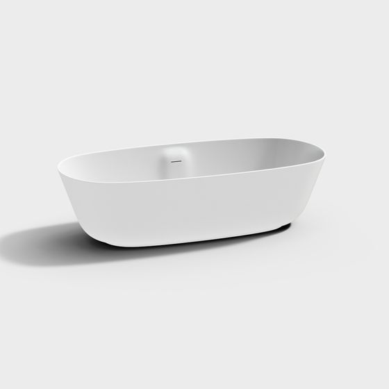 Minimalist Bathtub 3D model