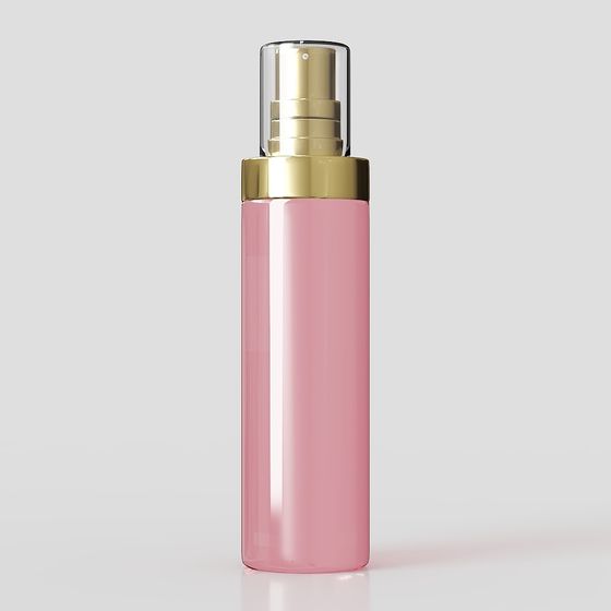 Chic Low-Poly 3D Model Bottle Design