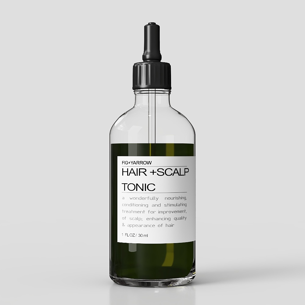 Modern bathroom toiletries