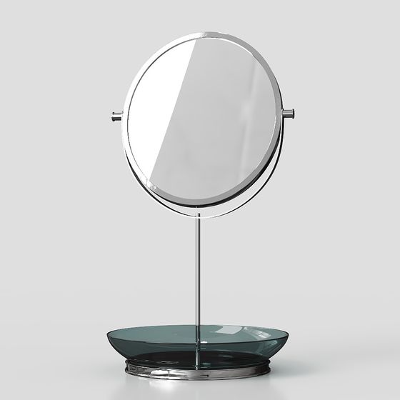 Stylish Makeup Mirror 3D model - Modern Design