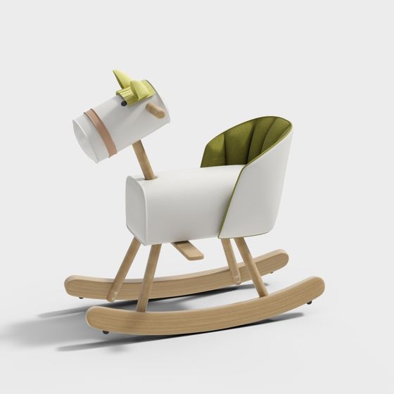 Cheval en Bois pour Enfants Moderne