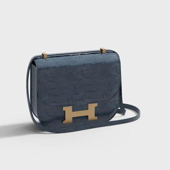 Elegant Low-Poly Handbag 3D model