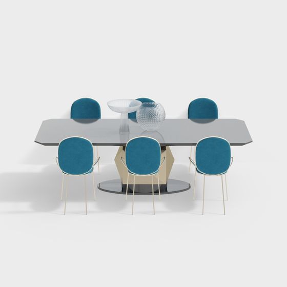 Urban Lounge 3D model - Modern Minimalist Design