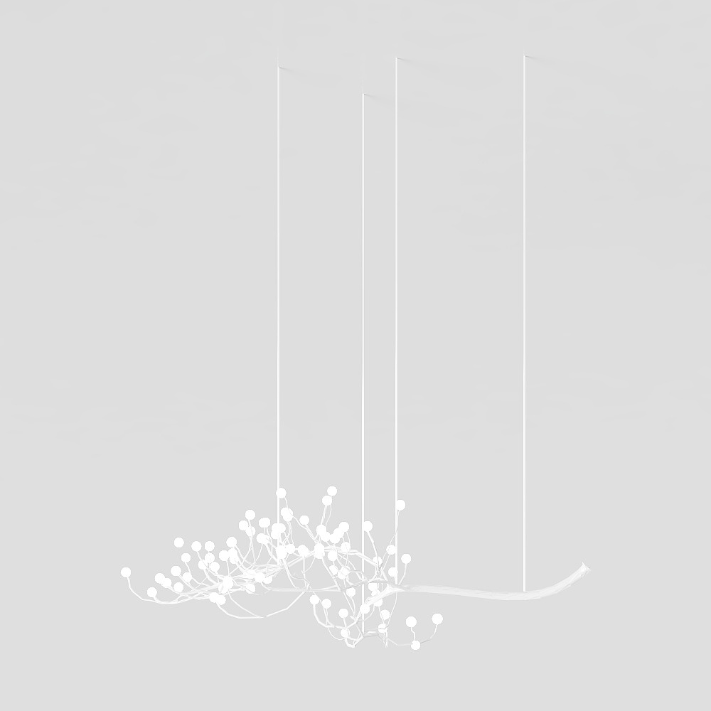 Modern living room chandelier