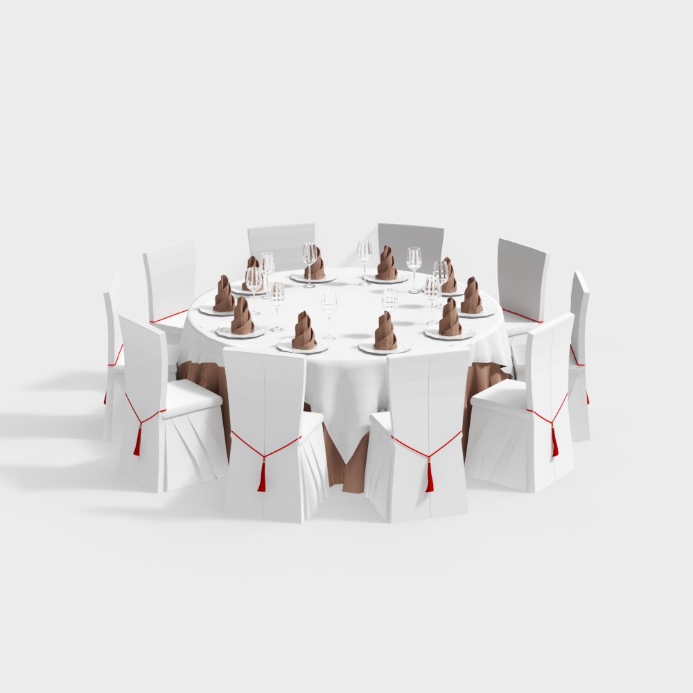 European Round Dining Table Set