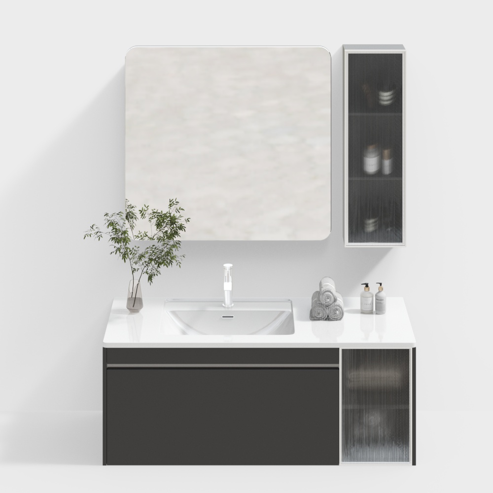 Gabinete de baño moderno