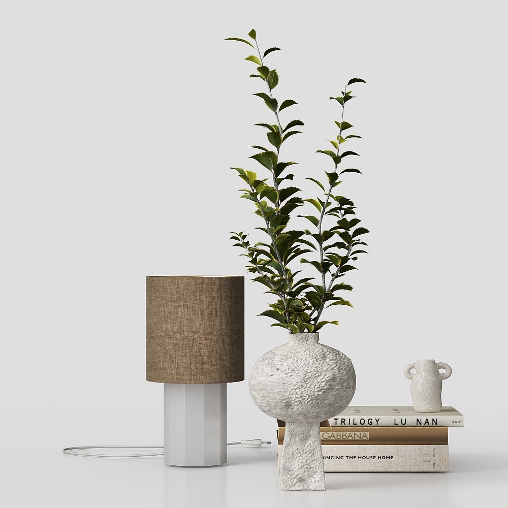 Austere and Serene Bedroom Greenery Ornament Set