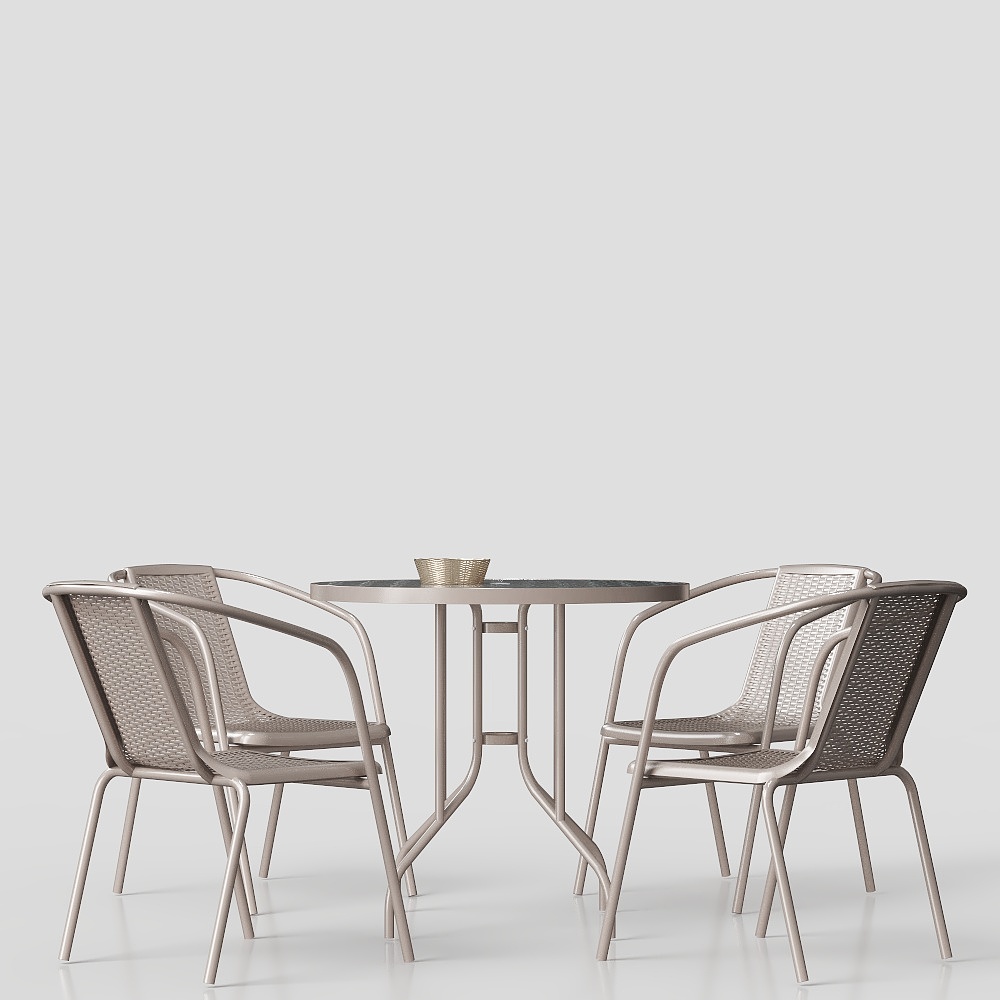 Modern Outdoor Leisure Table and Chairs