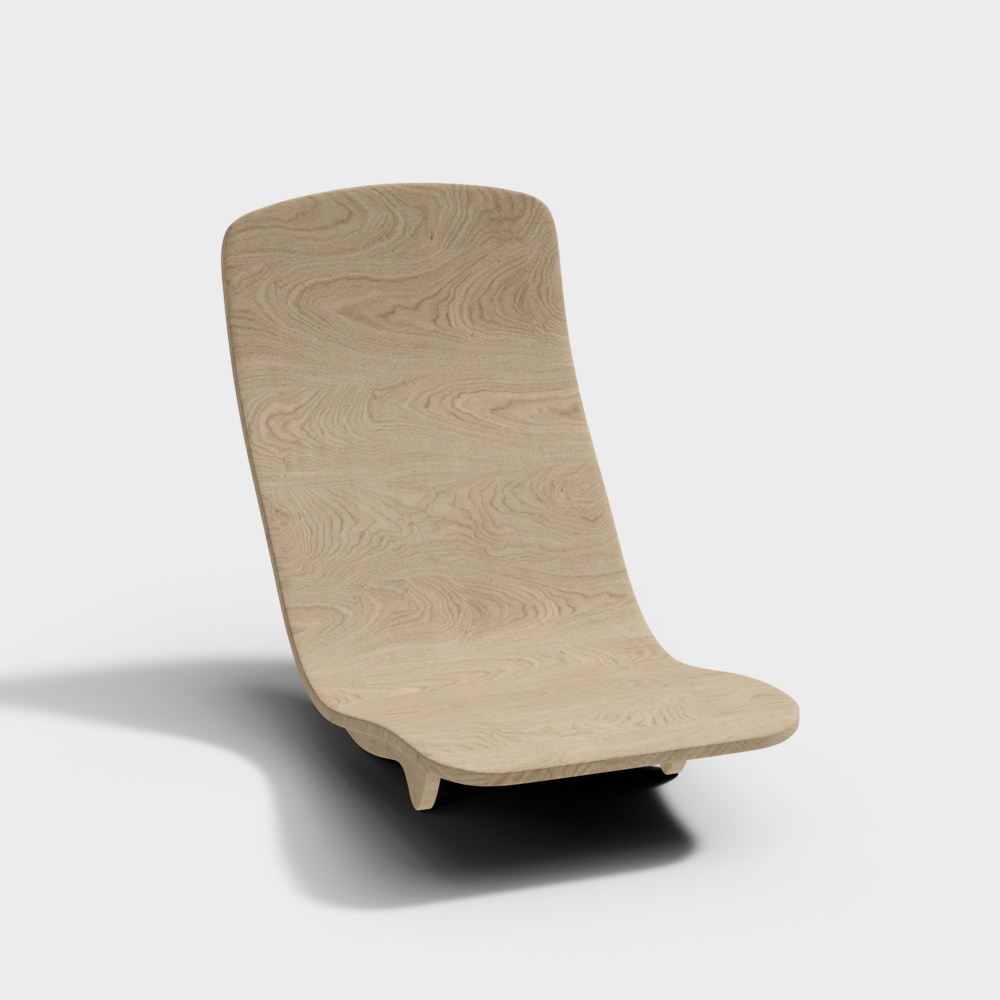 poliform modern solid wood recliner