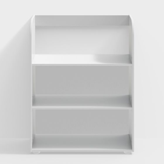 Modern 3D Model of Shelving Unit