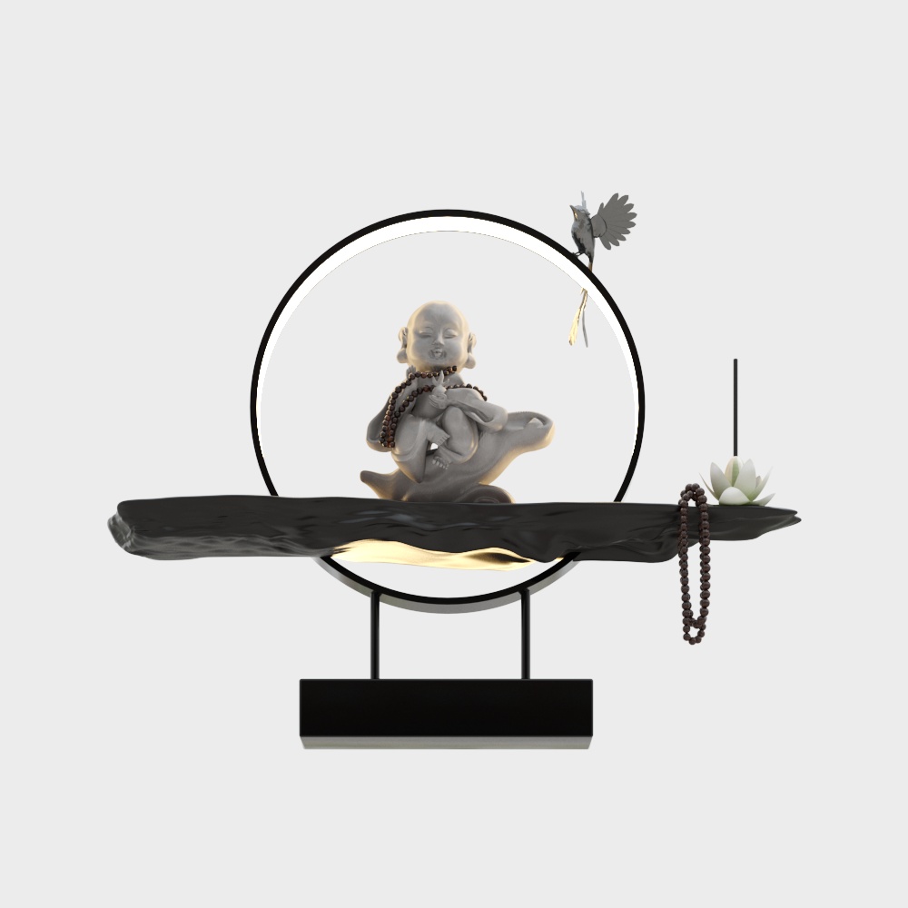 Neo Chinese Style Living Room Decoration