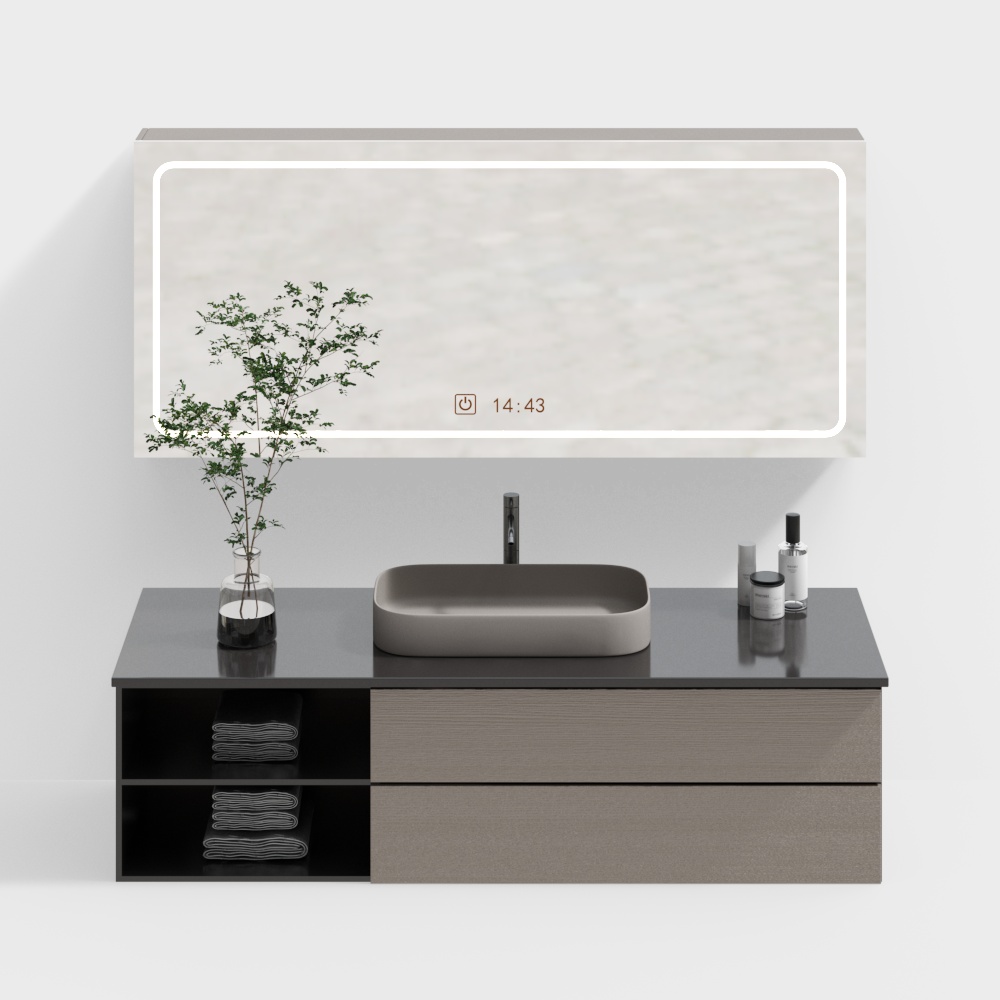 Modern simple bathroom cabinet