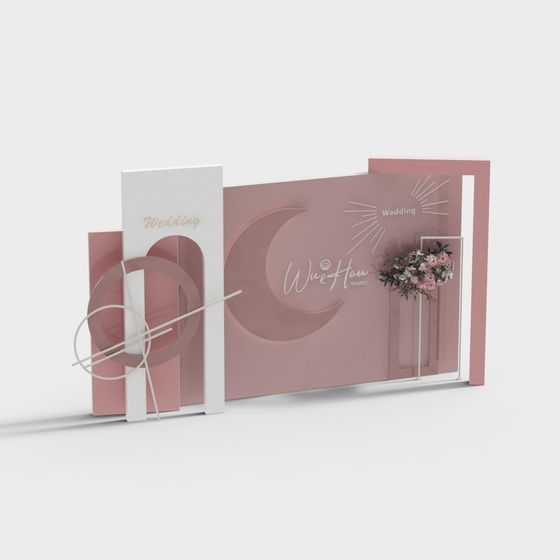 Wedding Arch 3D model