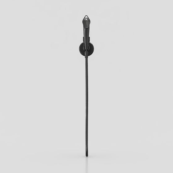 Vintage Wall-Mounted Showerhead 3D model