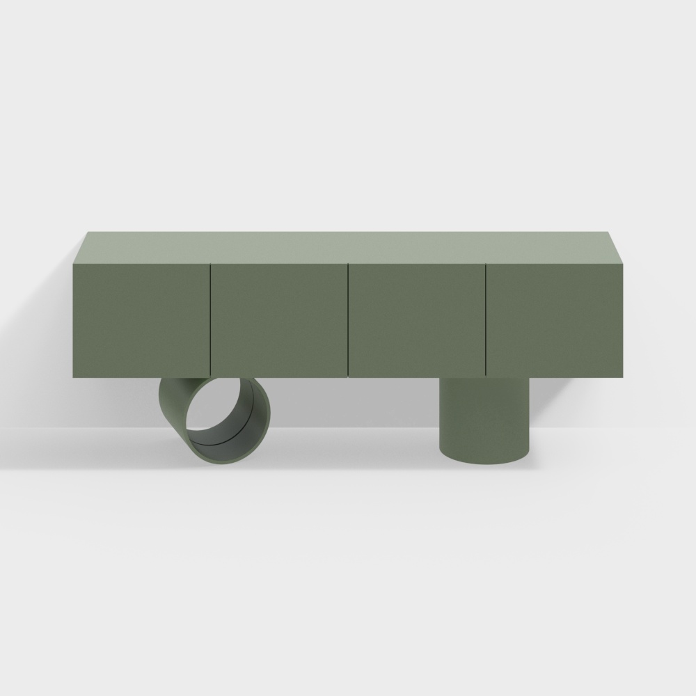 Tủ ra vào xanh hiện đại Mogg