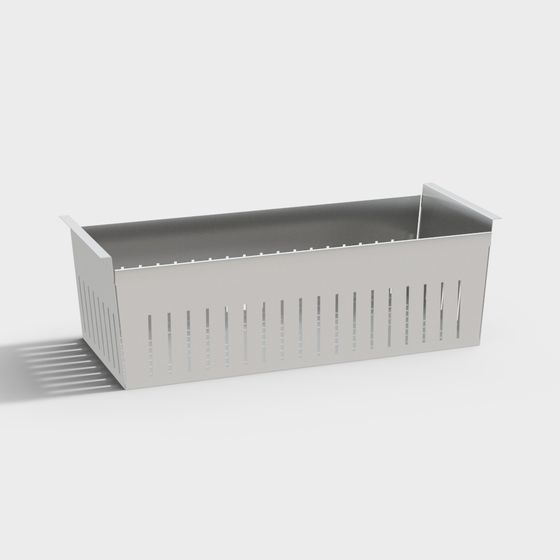 Stylish Urban Planter 3D model