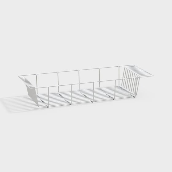 Wireframe Storage Basket 3D model