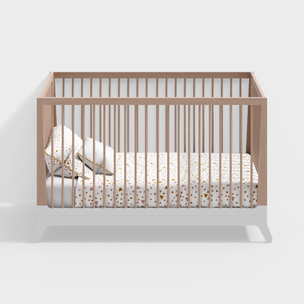 Modern simple children's bed