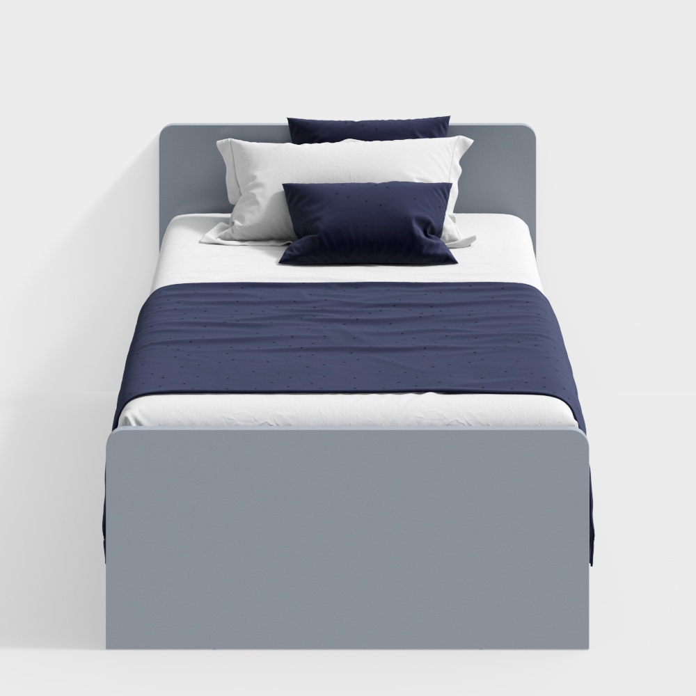 Giường trẻ em đơn giản hiện đại