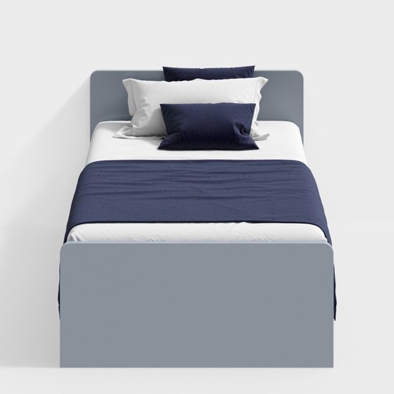 Giường trẻ em đơn giản hiện đại