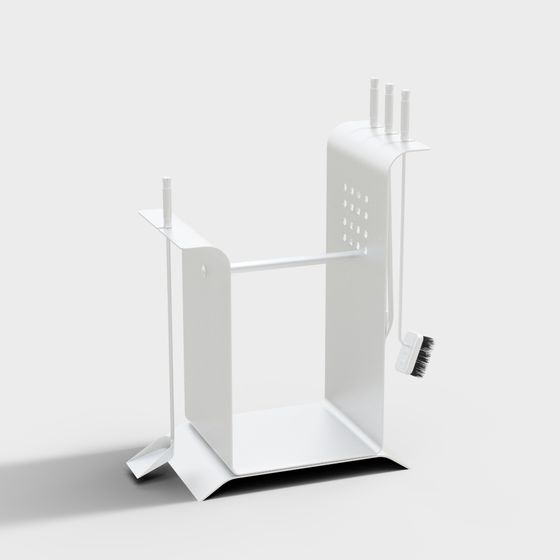 Modern Minimalist Toothbrush Holder 3D model
