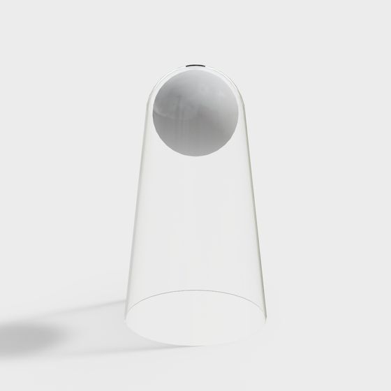 Sphere in Glass 3D model