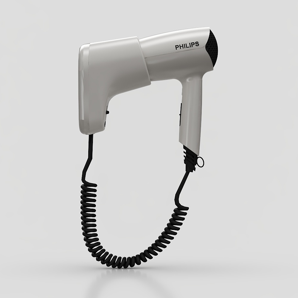 Wall hanging hair dryer