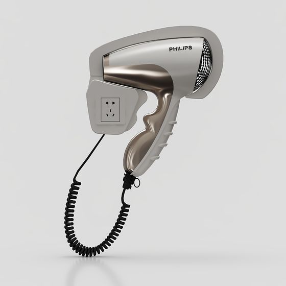 Philips Portable Hair Dryer 3D Model