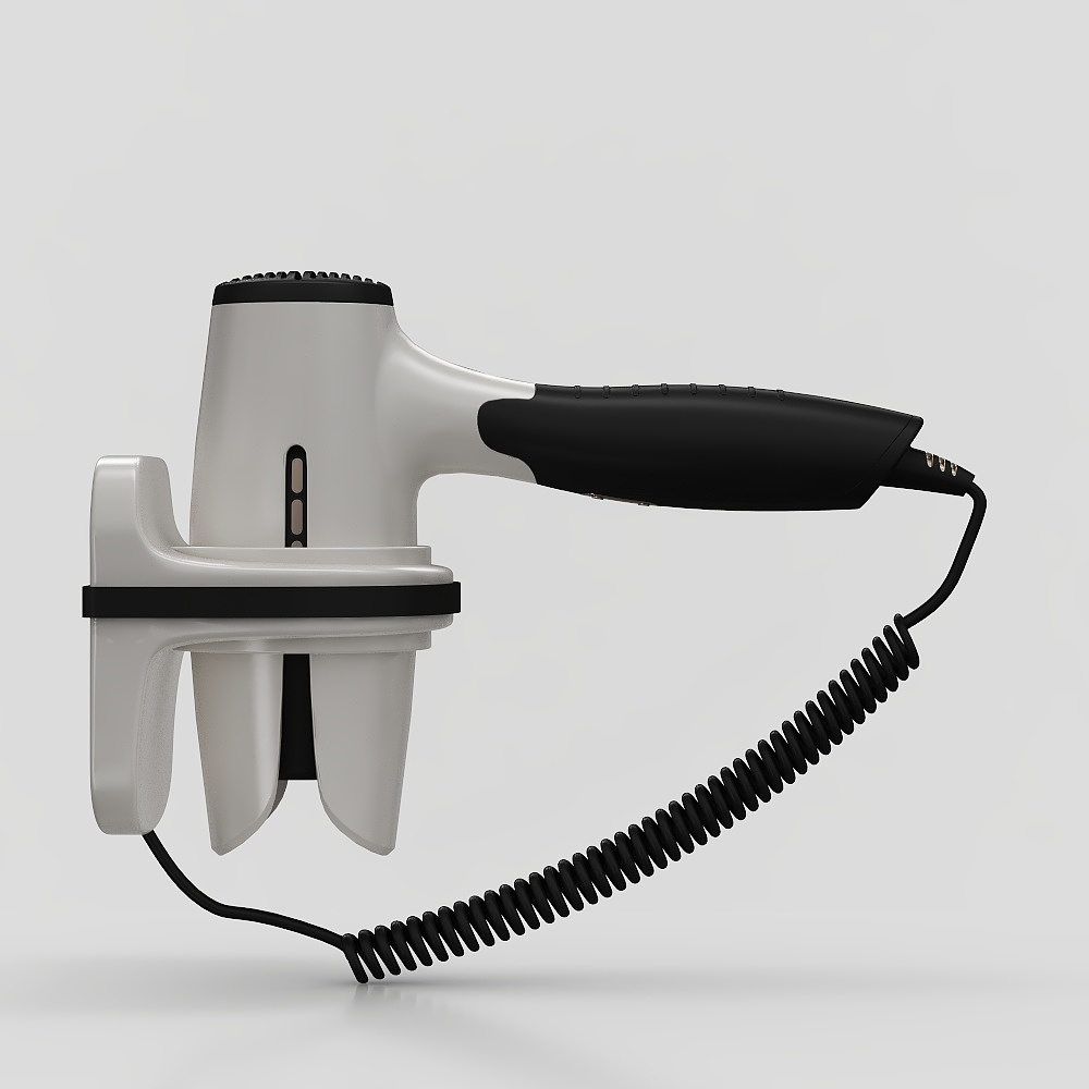 Wall hanging hair dryer