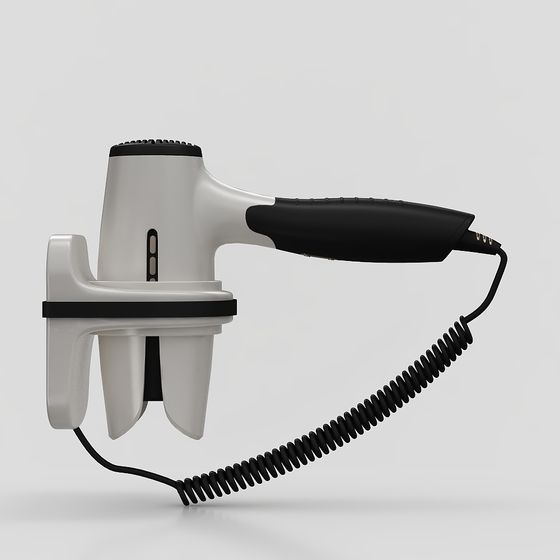 Stylish Hair Dryer 3D model for Modern Interiors