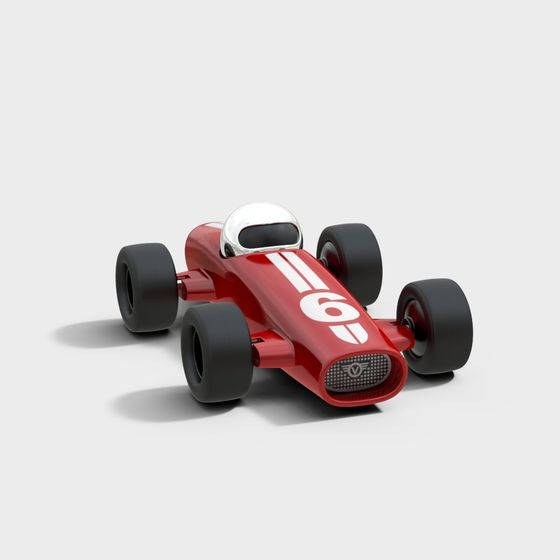 Modern Red Children's Toy 3D Model for Fun Spaces