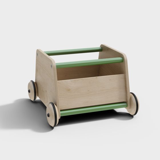 Charming Children's Push Toy 3D Model