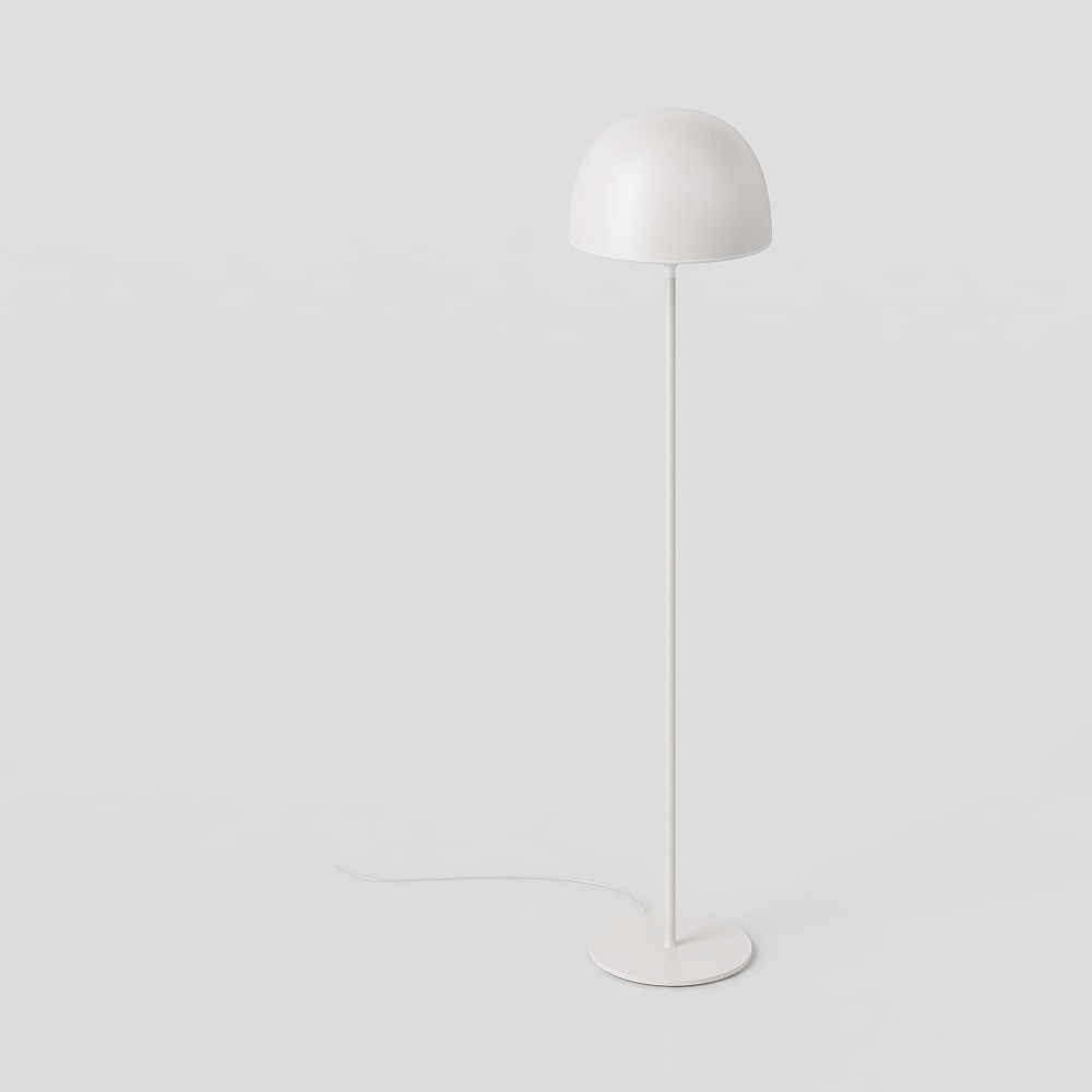 Lámpara de pie blanca moderna