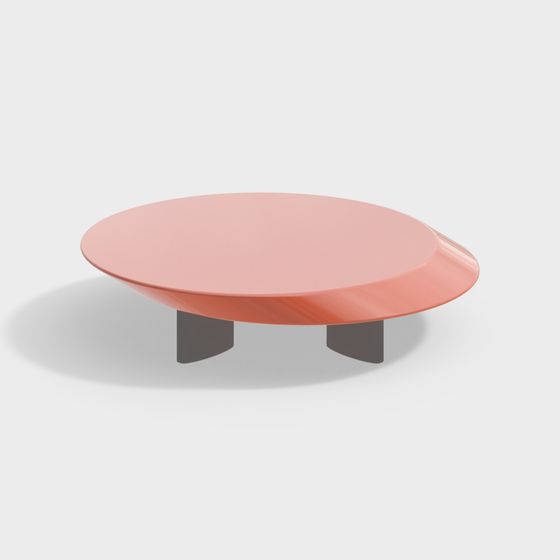 Flowing Round Table 3D model