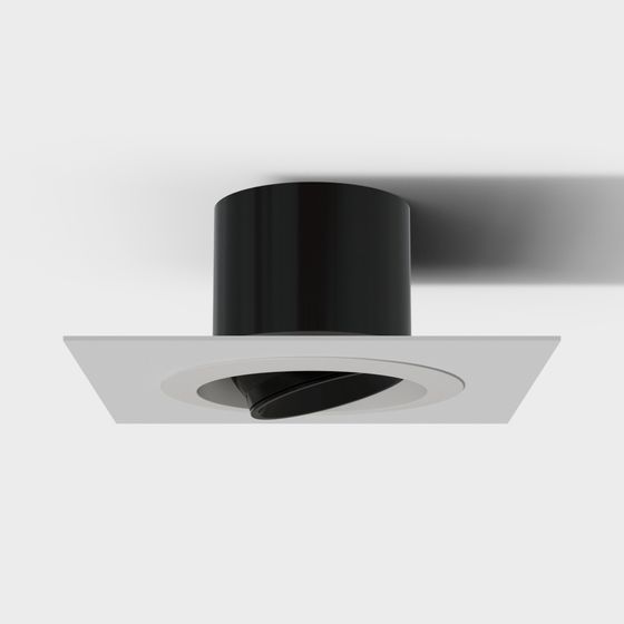 Modern Low-Polygon Ceiling Light 3D model