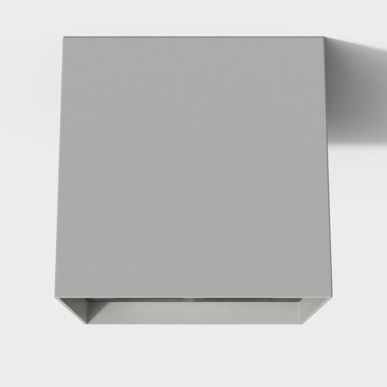 Modern Minimalist Low-Poly Cube 3D model