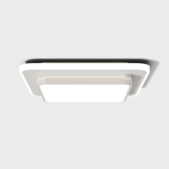 Minimalist Square Ceiling Light 3D model