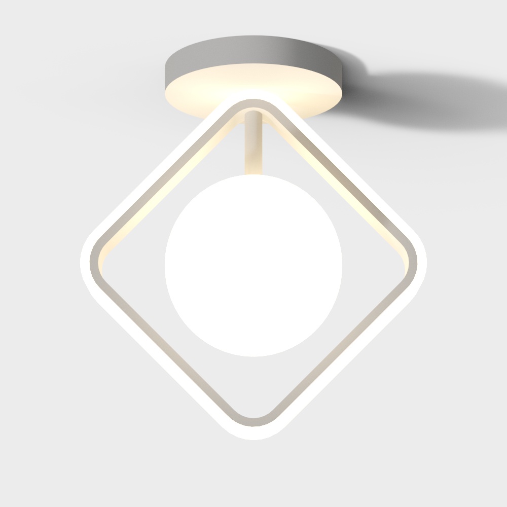 Modern creative diamond ceiling light