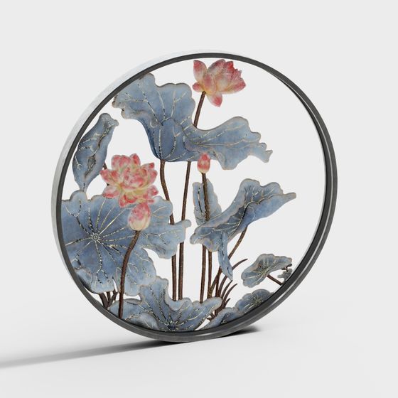 Lotus Harmony 3D model for Creative Projects