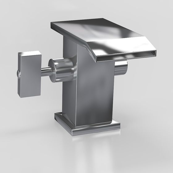 Urban Pivot Low Poly Faucet 3D model