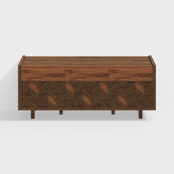 ตู้ข้างไม้สไตล์โมเดิร์น