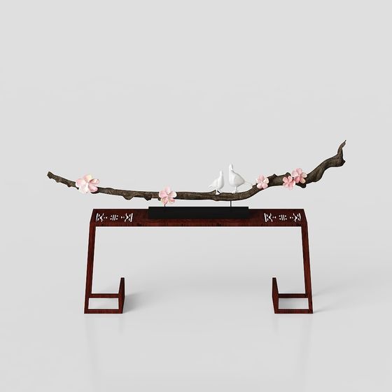 Sakura Serenity Table 3D model for Contemporary Spaces