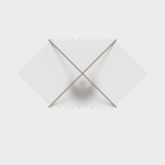 Stylish X-Cross Structure 3D model