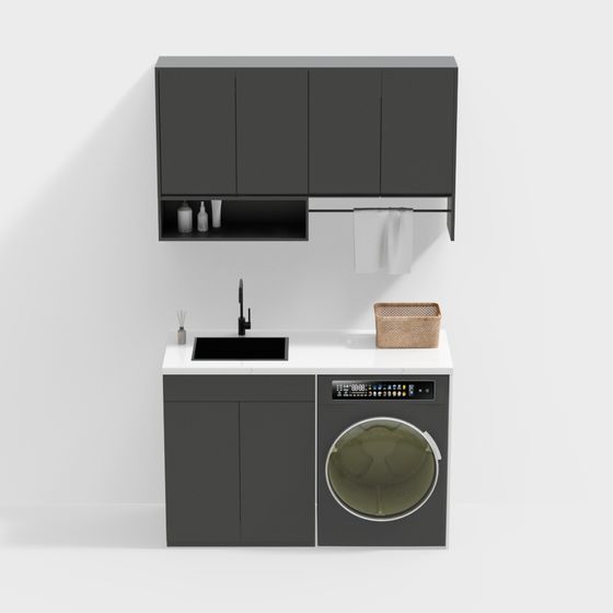 Laundry Room Oasis 3D model