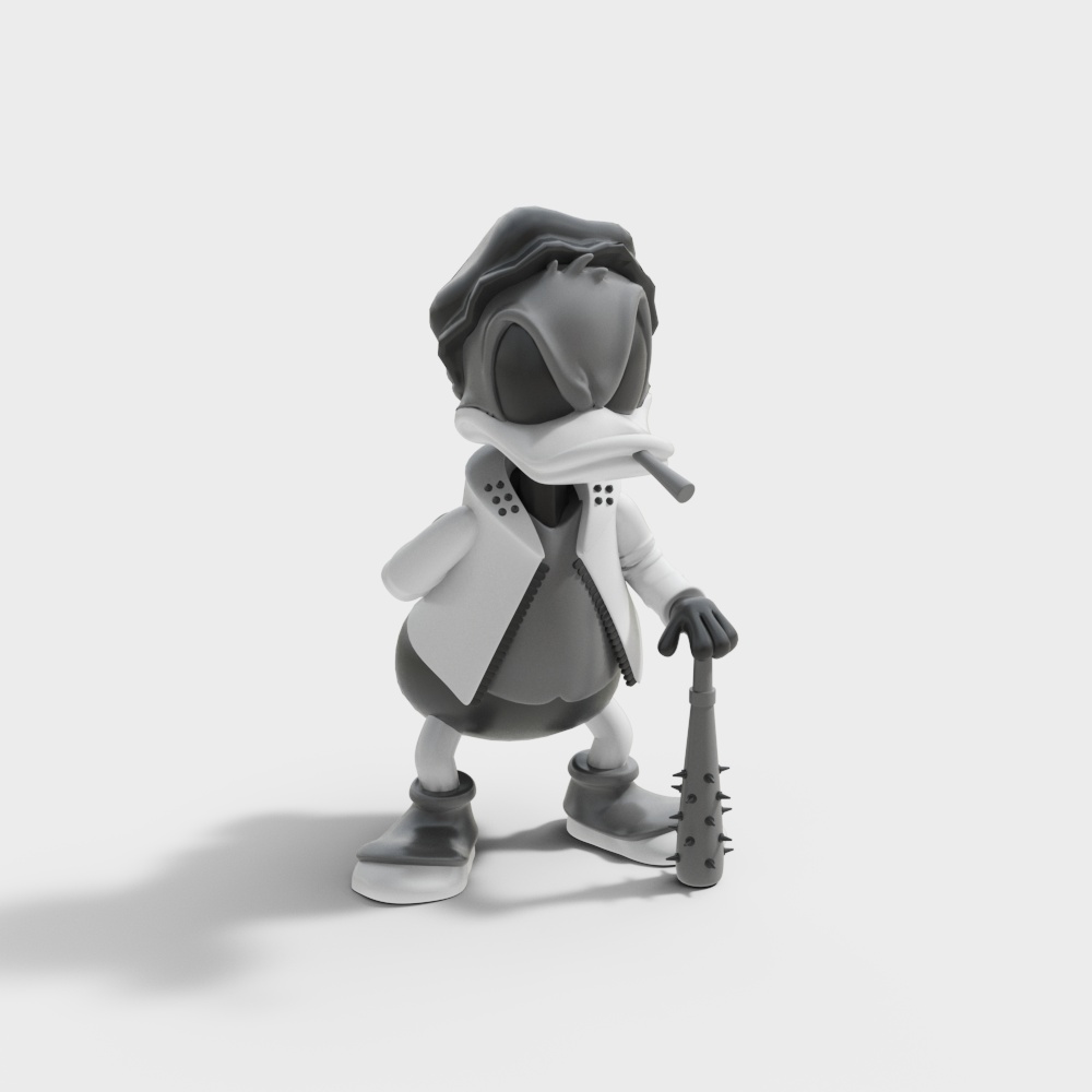 The Smoker 3D Model - Unique Low Poly Design