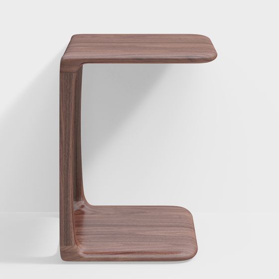 L-Shaped Side Table 3D model
