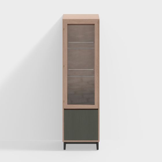 City Window Display Cabinet 3D model for Modern Spaces