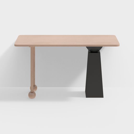Sleek Low-Poly Desk 3D model for Modern Design