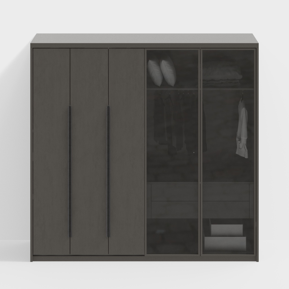 모던 침실 장롱